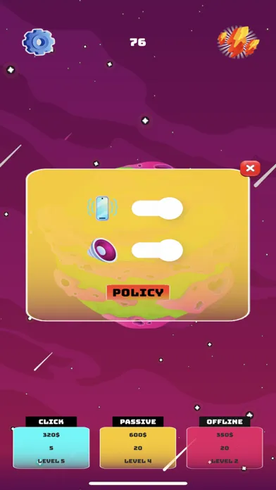 ภาพหน้าจอของ Astro Clicker